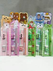 20/40 Pack Of Pencils, Multiple Sets Of Cartoon Stationery, Suitable As Gifts For Holiday Activities And Student Rewards, An Ideal Choice For The Back-To-School Season, And An Ideal Gift For Halloween And Christmas - Multicolor - View 5