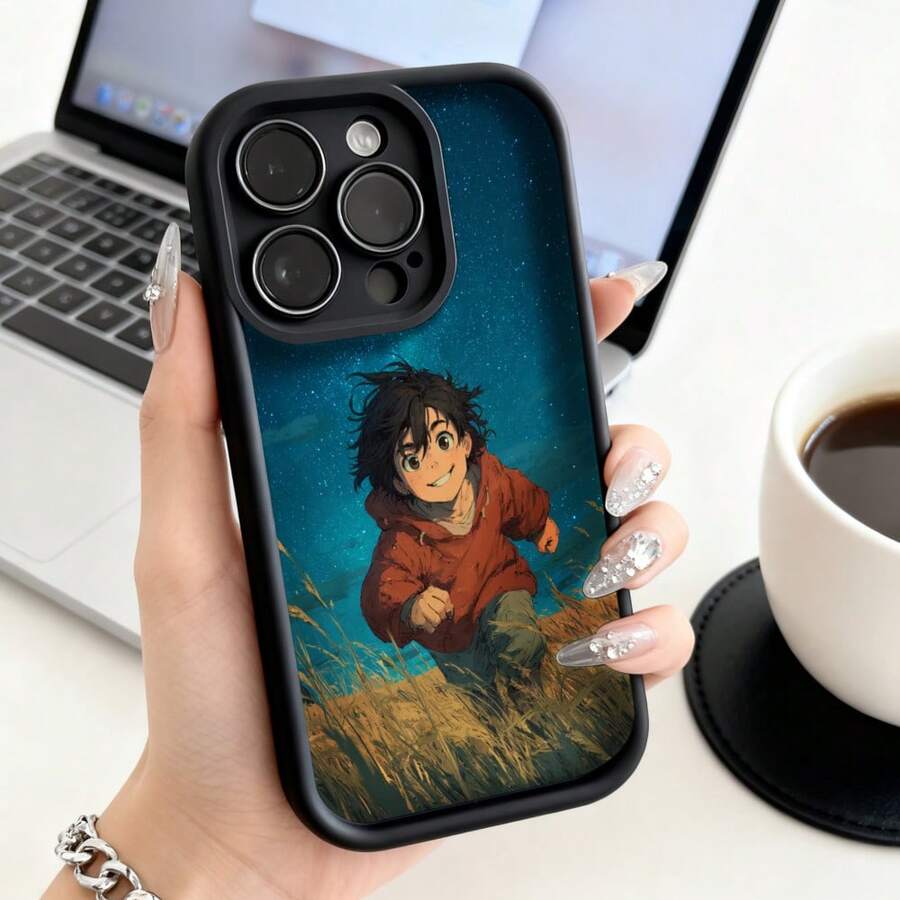 Funda de teléfono de moda, compatible con varios modelos de , y , funda de teléfono Haku del diseño de anime de para modelos de , y , protector de teléfono, funda de pareja, regalo para novio o novia, presente de vacaciones, este es un regalo popular para amigos o socios, adecuado para ocasiones de negocios. Duradera, resistente a las manchas y a las huellas dactilares, esta nueva funda para teléfono de hombres y mujeres es un gran regalo. - Blanco - Ver 1