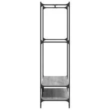 Clothes Rack With Shelves Grey Sonoma Engineered Wood - Grey - View 6