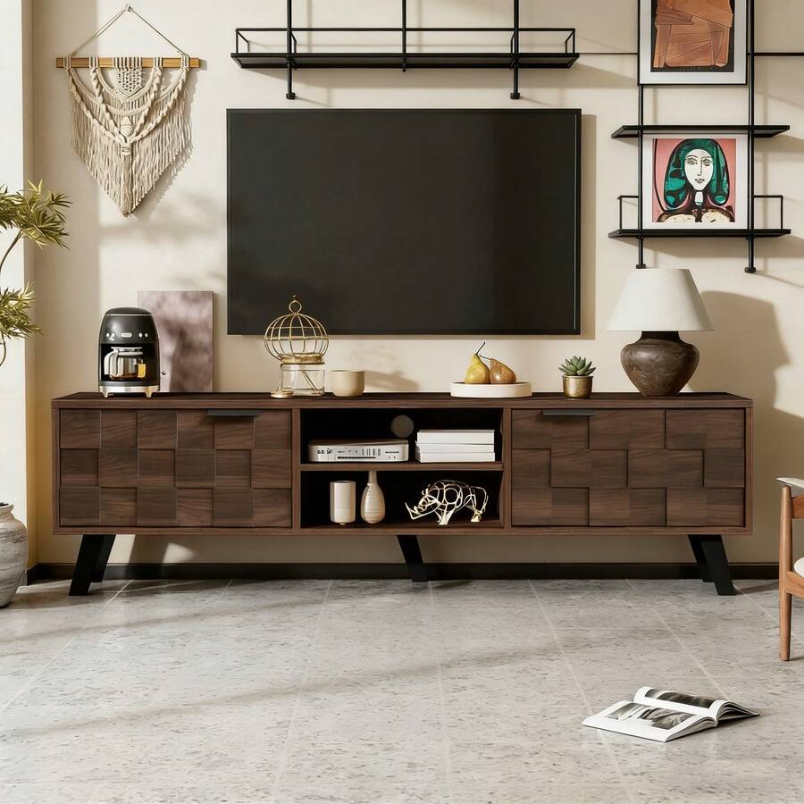 Television Stands & Entertainment Centers - Wood + Particle Board-2 - View 1