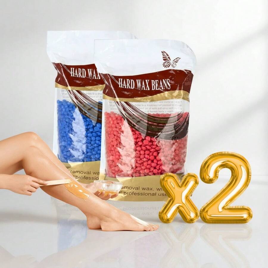 TendenciaCera Española Perla Lavanda Áloe Depilación Sin Tiras 2pzs FCalidad premium - Fresa - Ver 1