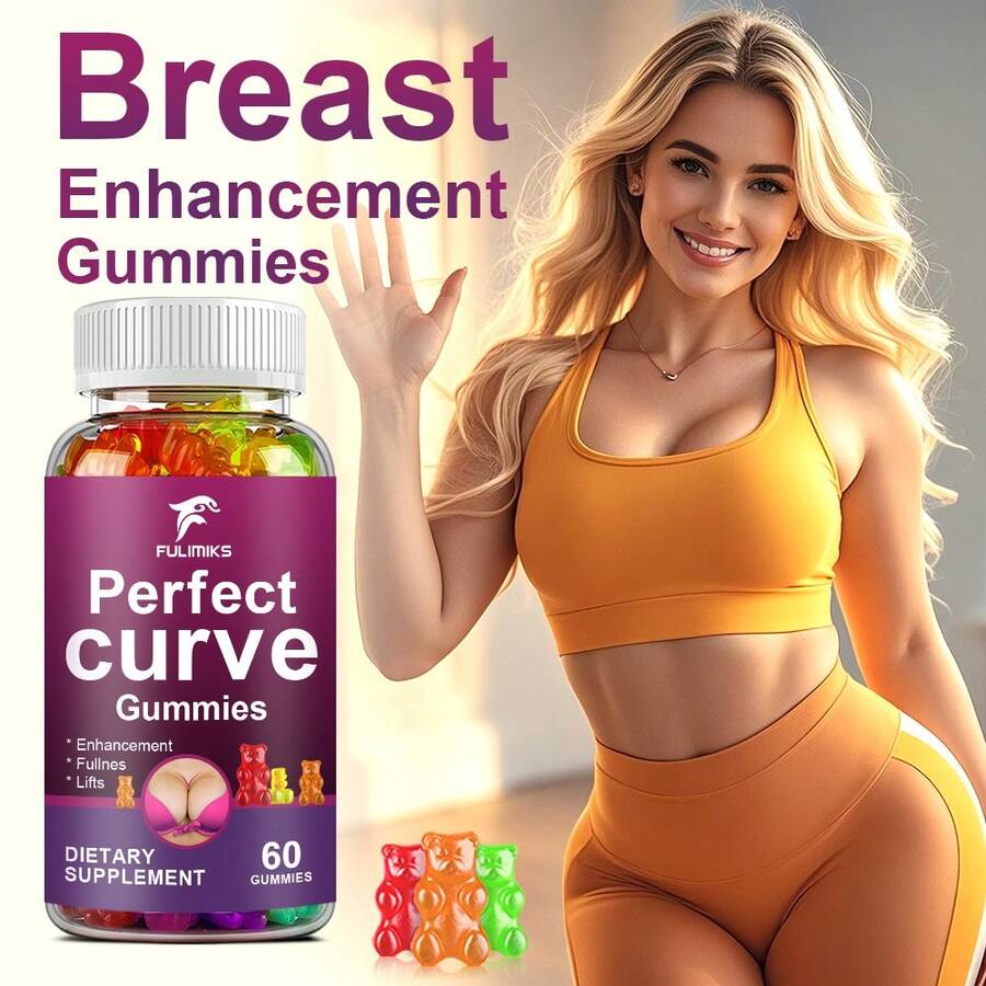 Fulimiks BBG & BBL Women Breast Enlargement Gummies, Multivitamin & Herbal Blend, For Firming, Lifting & Smoothing Contours, Ideal For Fitness, Body Confidence - 1 chai - Xem 1