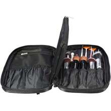Bolsa para Brochas de Maquillaje, Organizador de Artículos de Tocador, Estuche de Almacenamiento de Cosméticos para Viajes, 2 Colores, Bolso Portátil con Cremallera (Negro),37409881 - Multicolor - Ver 6