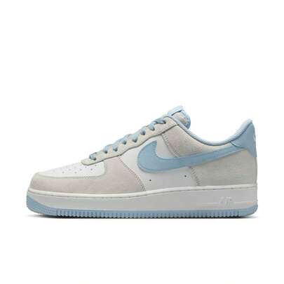  Nike Air Force 1 '07 LV8 Men's Air Force 1 Retro Sneakers, Comfortable, Versatile, Non-Slip, Durable Low-Top Sports Skateboard Shoes, Grey Blue FQ8714 005