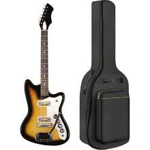 Bolsa Guitarras Electrica 36-39 Pulgadas,Funda de Guitarra con Doble Correa Ajustable para el Hombro,Funda para Guitarra Electrica Oxford Impermeable,Adecuado para Estuche Guitarra Electrica y Libros,37413606