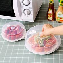 2pcs Microwave Food Cover, Bowl Lid, Transparent Plastic Covers, Suitable For Kitchen Use, Keeps Food Fresh - Clear - View 4