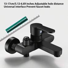 Classic Zinc Alloy Shower Faucet - Cold And Hot Water Mixing Valve, Knob To Switch Water Flow Mode, Wall-Mounted Bathroom Three-Way