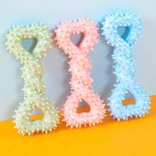 Durable Rubber Bone Dog Chew Toy, Suitable For Medium And Small Dogs Teething, Dog Chew Toy - Multicolor - View 7