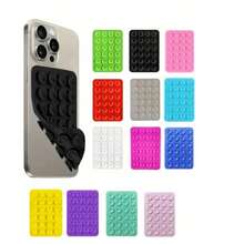 Silicone Suction Cup Phone Holder, 28 Reusable Double-Sided Phone Stand, Gift For Friends - Multicolor - View 1