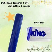 1 Roll, PVC Heat Transfer Vinyl Material, Size 30.5x60cm/30.5x102cm, Iron-On DIY, Suitable For T-Shirts, Easy To Cut And Smooth Surface, Embroidery Patch Iron-On Heat Transfer Patch, Applicable For Jackets, Clothing, Backpacks, Jeans, T-Shirts, Etc. - Multicolor - View 144