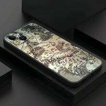 Funda de teléfono -The L-Lord Of The R-Rings compatible con  17 15 16 13 Pro Max 14 12 11 Air Xr X 8 7 6 Plus, funda trasera de lujo, funda compatible con  17 pro max, funda  17 pro, funda  17, funda  16 pro max - Negro10 - Ver 13