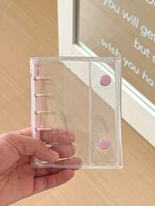 M5 Clear Binder, 10pcs Double-Sided Refill Pages, Replacement Paper, DIY Loose-Leaf Notebook, Sealing Stickers, Cute Stickers, Sticker Notebook, Sticker Book, Sticker Bookshelf, Sticker Book Refill, Clear Sticker Book Binder, Clear Sticker Book, DIY Loose-Leaf Notebook Set, Stationery, School Supplies, Back To School Supplies - Multicolor - View 15