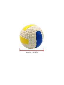 Squeaky Latex Ball Dog Toys Interactive Pet Chasing Toys Ball Durable Dog Football/Volleyball/Rugby Soft Bouncy Dental Natural Latex Cleaning Toy Keeps Pets Entertained And Trained Suitable For Small To Medium Dogs - Multicolor - View 14