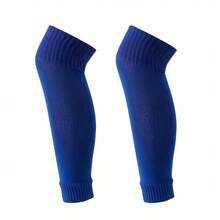Men's And Women's Multi-Color Sports Socks, High Elasticity And Wear-Resistant - Elastic Cuffs A Secure Fit, Multiple Colors Available, Suitable, Running, And Outdoor Sports, Textured Grip Sole JRDW - 1 đôi màu xanh - Xem 2