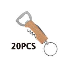 Personalized Multifunctional 3-In-1 Portable Stainless Steel & Wooden Handle Wine/Beer Bottle Opener, Gift For Father,Multi-Functional,Durable,Ornamental,Reusable,Exquisite,Stylish,High-Quality,Colorful,Modern,Custom,Personalized,Unique,Delicate Romance - Multicolor - View 10