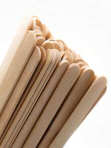 1000/800/600/500/300/200/100/50/10pcs Disposable Wooden Wax Sticks, Wooden Hair Removal Wax Sticks - Suitable For Body, Eyebrow, Lip, Nose Hair Removal, Small Hair Removal Sticks, For Removing Hair And Smoothing Skin