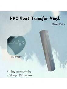 1 Roll, PVC Heat Transfer Vinyl Material, Size 30.5x60cm/30.5x102cm, Iron-On DIY, Suitable For T-Shirts, Easy To Cut And Smooth Surface, Embroidery Patch Iron-On Heat Transfer Patch, Applicable For Jackets, Clothing, Backpacks, Jeans, T-Shirts, Etc. - Multicolor - View 140