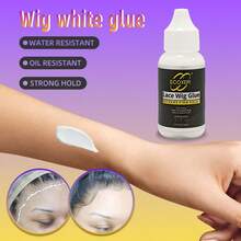 Lace Wig Glue Spray / Lace Wig Glue Set; Suitable For Lace Wig Styling, Transparent Water-Based Spray Dries Quickly, Super Sticky, Waterproof And Sweat-Proof