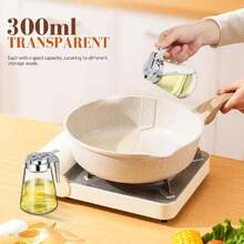 Dispensador De Vidrio Para Cocina 2Pcs - Azucarero Transparente, Dispensador De Crema, Miel, Jengibre Y Vinagre, 300Ml, DiseñO Sellado Y Antigoteo,37430420 - Multicolor - Ver 6