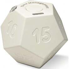 Temporizador cocina, Temporizador digital, Cronometro niños, Temporizador flip con sonido y vibración, 11 Tiempos preestablecidos, Adecuado para aprender, Cocinar temporizador de cuenta atrás Blanco,37349257 - Rosa Pálido - Ver 1