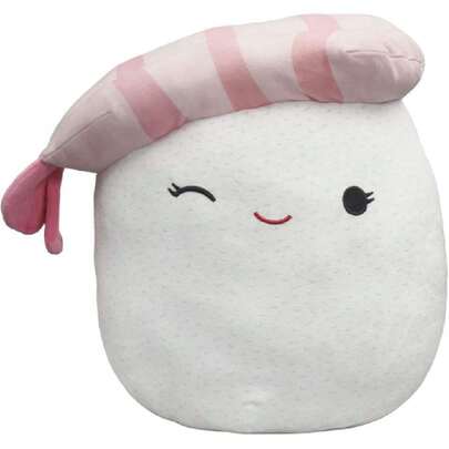 Squishmallows Sushi de camarones de 14 Pulgadas con Felpa de Ojo Ondulado, añade Keina a tu escuadrón, Juguete de Peluche Grande ultrasuave, Peluche Oficial Kelly Toy,36979401