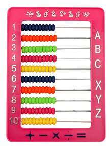 Tendencia6pz Ábaco 18x13cm 10 Postes Didáctico Aprende Número LetraCalidad premium - 1 - Ver 4