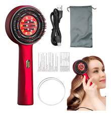 TendenciaCepillo Masajeador Inteligente Con Terapia De Luz Y Esencia RojoCalidad premium - 1 - Ver 2
