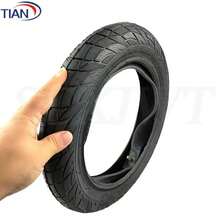 NUEVAS motocicletas Chauffeur 12 1/2x1.75x2 1/4(47-203) Rueda de freno de disco con neumático para patinetas eléctricas de 12 pulgadas - centro - Ver 7