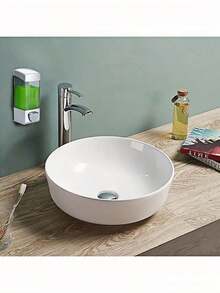 HALMAN Dispensador de jabón manual de pared de 350 ml - Plástico sin ftalatos, no necesita electricidad, apto para champú, acondicionador y jabón sin fragancia - Para baño, cocina y hotel - Envasado individual, dispensador de jabón de cocina, accesorio de baño, diseño moderno,una caja dispensadora de jabón con cerradura evitará que los niños la abran durante el juego,segur y firme después de la instalación, no se cae fácilmente. - transparente - Ver 3