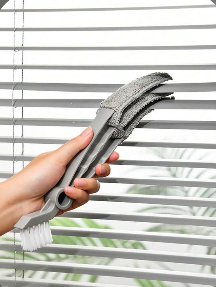 Multi-Functional Venetian Blind Duster Brush, Car Air Vent Cleaning Beauty Tool Brush, Car Washing Dust Removal Window Brush - Multicolor - View 12