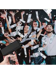 Money Spray Gun Toy, Fake Banknote Spraying Gun, Money Scattering Toy Gun, Handheld Cash Gun Fake Currency Dispenser Money Spray Toy