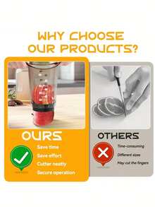 1pc/2pcs Stainless Steel 3-In-1 Manual Vegetable Chopper, Slicer And Dicer - Suitable For Camping, Holidays, Parties, Ramadan Gatherings, Slicing, Dicing And Measuring Onions, Mushrooms, Strawberries And Other Fruits & Vegetables