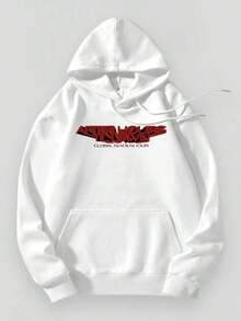 Aged Washed Cotton Crew Neck 280g Double-Sided Printing Back "The Wee Knd After Hours Til Dawn Tour Graphic & Front Logo"SouljaConcertHalloweenGothicVintageStreetwear Graphic009-ABgraphic Hoodies For Men Black Hoodie For Women Men's Hoodie - White - View 3