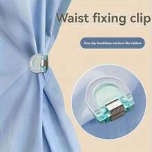 6 Pcs  Anti-Drag Clips For Trouser Legs, No Sewing Required, Adjustable Button Fastening, And Invisible Clips To Shorten Trouser Legs. - 6 chiếc màu ngẫu nhiên - Xem 9