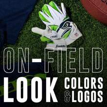 Youth  Football Receiver Gloves - Kids Football Gloves Pair -  Team Logos and Silicone Palm - All Youth Sizes - Great Game Gear + Football Costume Accessory,36984956 - Rosa Pálido - Ver 6