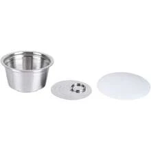 Cápsula de café reutilizable para Cafetera Acero Inoxidable Cápsula de Café Rellenable Taza con Filtro (Blanco),37362009 - Lila Púrpura - Ver 5