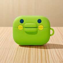 1pc Cute Big Mouth Jiji Style Bluetooth Earphone Protective Case, Compatible With Airpods 4, 3 And Apple Pro 2, Silicone Material, Can Be Used As Earphone Protective Case/Earphone Box/Earphone Holder, Unisex - Multicolor - View 1