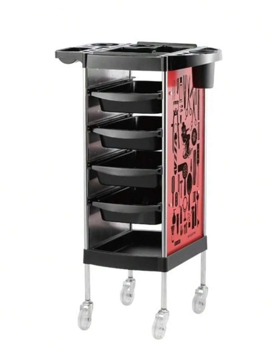 Spa Storage Systems - Red - View 1