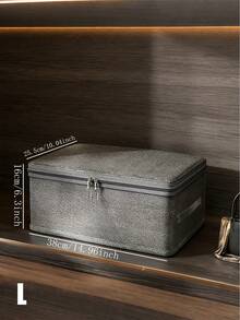 Large Capacity Soft Fabric Storage Box - Foldable Clothes Organizer Bin For Closet, Home | Valentine's Day Gift (For Her/Him), Romantic Home Decor | Bedroom, Dorm, Office, Under Bed, Seasonal Clothing Storage | Summer, Holiday, Travel Essential