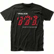 Camiseta negra unisex de The Police Ghost in the Machine - Blanco - Ver 4
