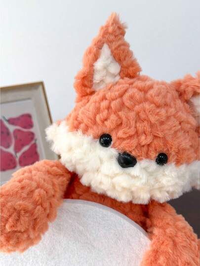 40 cm/15.75 pulgadas Peluche de zorro, el juguete de peluche de zorro del zoológico, compañeros miniatura lindos listos para aventuras juguetones, peluche de zorro suave y acogedor para niños de todas las edades, bebés, adultos y familias, regalos preciosos perfectos para niños, niños y niñas, regalos ideales para cumpleaños, festivales y vacaciones, compañero acogedor para el tiempo de juego en las aventuras diarias, decoración de habitación de guardería dulce para el hogar