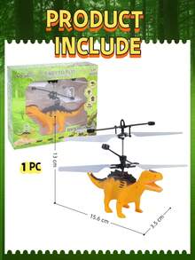 TendenciaJuguetes De Dinosaurios Voladores Que Flotan En El Aire Niño AmarilloCalidad premium - Amarillo - Ver 4