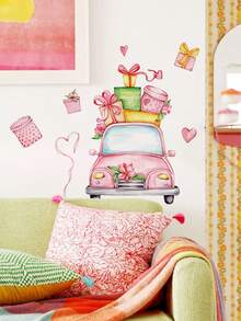 1张壁纸 - [爱心] 男孩儿童房装饰 家居自粘婴儿房装饰 女孩房装饰壁纸 可移除墙贴 个性化礼物 墙面装饰 客厅、女孩卧室、窗户贴纸 – 可爱创意墙面装饰 儿童房装饰 卧室装饰