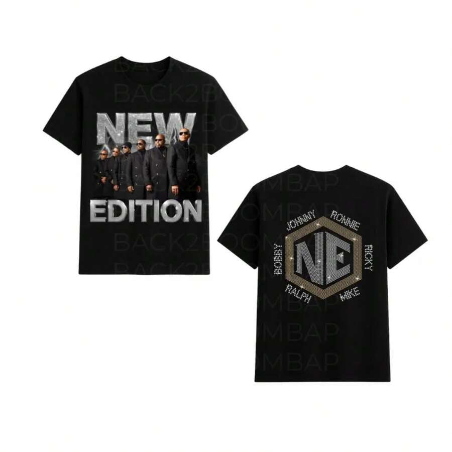 The New Edition Way Tour 2026 PNG File Digital Download, Ready To Print - màu đen - Xem 1