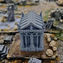 Jeu de plateau - Terrain de donjon, jeu de rôle, convient aux passionnés de jeux de plateau de 14 ans et plus, idéal pour décorer la salle de jeux, les artisanats et les modèles de passe-temps, les accessoires de salle de jeux, les cadeaux - Argent - Voir 6