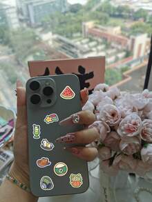 Juego de pegatinas Kawaii Y2K de gatos y comida - Arte lindo de gatos y aperitivos para diarios, portátiles y decoración estética del hogar - Adorables calcomanías de gatos para portátiles, botellas de agua y decoración de artículos esenciales diarios