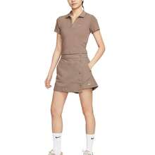 Nike Sportswear Essentials Series Fashionable Minimalist Stylish Casual Women Skirt Pants - Camel - View 8