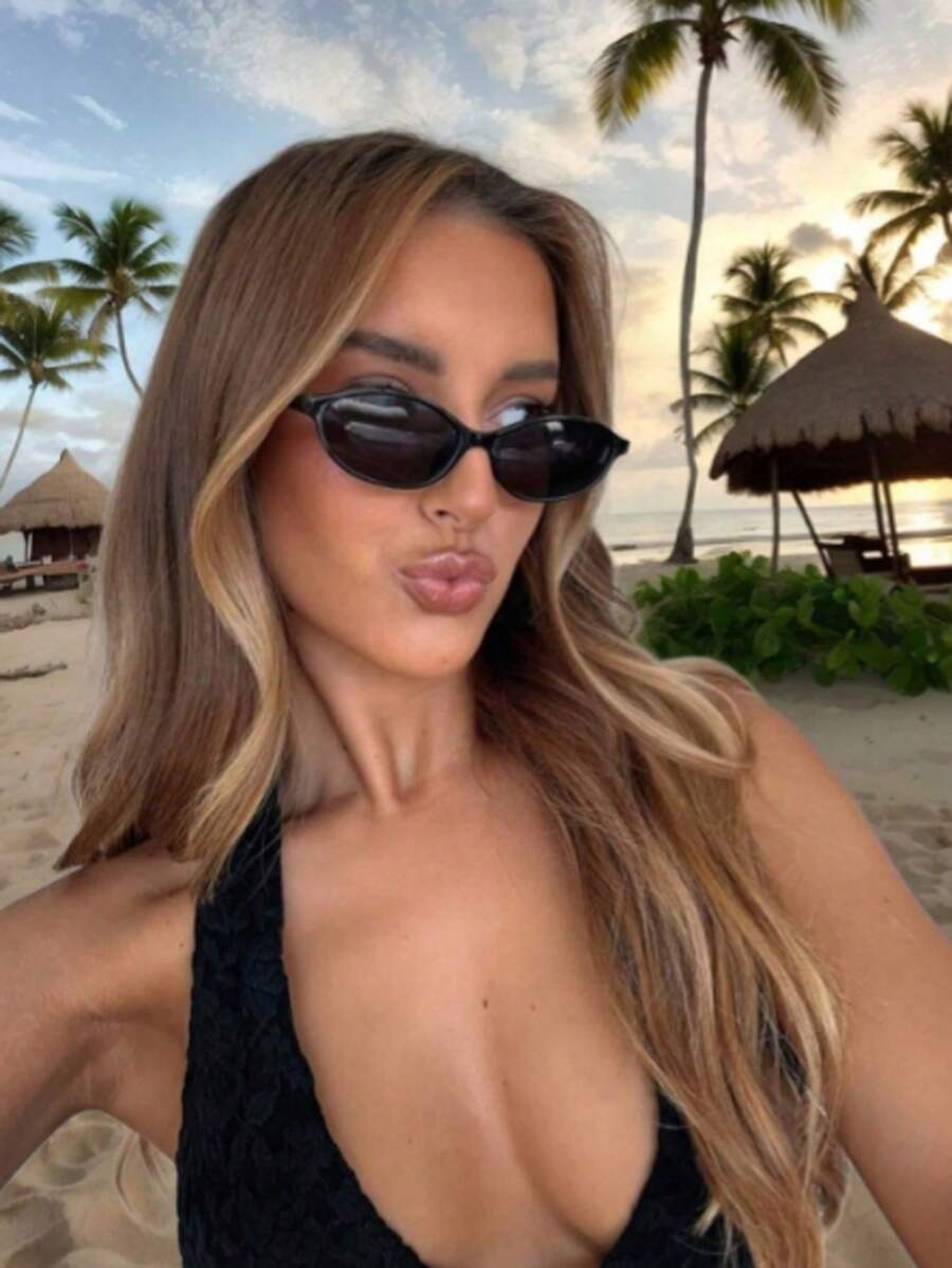 Retro Fashion Full Frame Fashion Glasses, Versatile New Model - Tortoiseshell - View 1