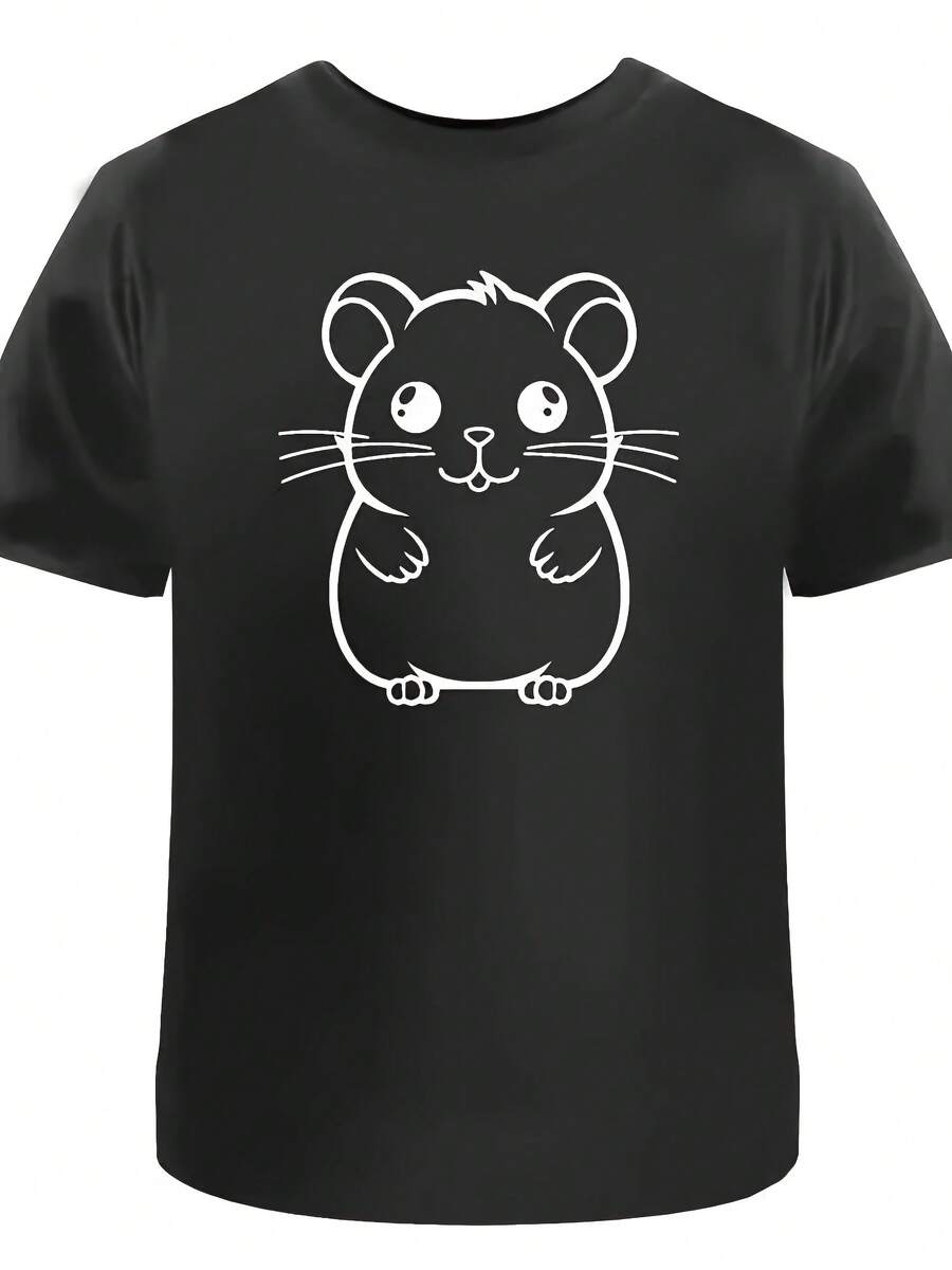 Hamster' Cotton T Shirt Ta042934 - 款式4 - 查看 1