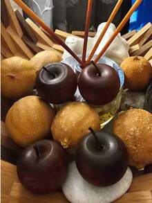 1/4/8件装天然木质香薰机 - 苹果形精油香薰机，优雅棕色木纹，无明火操作，全自动扩散系统（兼容精油，无需加热/无明火） - 彩色 - 查看 10